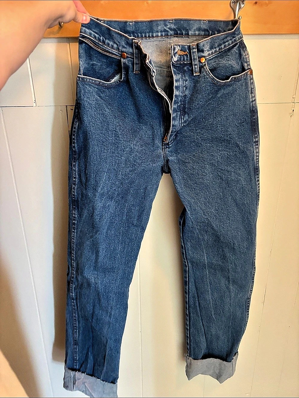 Wrangler Relaxed Fit 4020 Men's Blue Jeans Waist 36 x 36